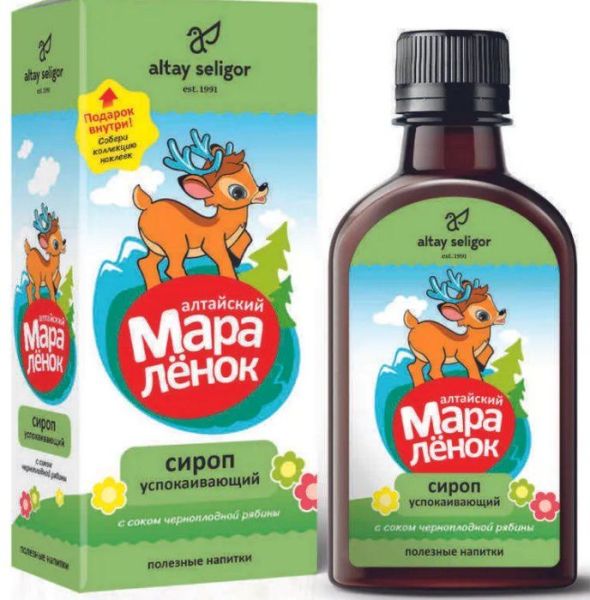 Изображение товара Сироп Алтайский мараленок Успокаивающий Алтай-Селигор 200мл Сироп Алтайский мараленок Успокаивающий Алтай-Селигор 200мл фотография
