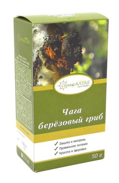 Изображение товара Чага-березовый гриб Солнце Алтая 50г Чага-березовый гриб Солнце Алтая 50г фотография