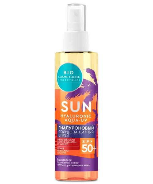Изображение товара Спрей солнцезащитный Гиалуроновый SPF 50+ Bio Cosmetolog 190мл Спрей солнцезащитный Гиалуроновый SPF 50+ Bio Cosmetolog 190мл фотография