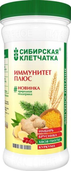 Изображение товара Клетчатка сибирская Иммунитет Плюс 300г Клетчатка сибирская Иммунитет Плюс 300г фотография