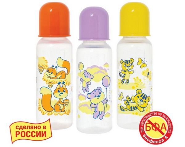 Изображение товара Бутылочка полипропиленовая с латексной соской Курносики мои любимые животные 250 мл Бутылочка полипропиленовая с латексной соской Курносики мои любимые животные 250 мл фотография