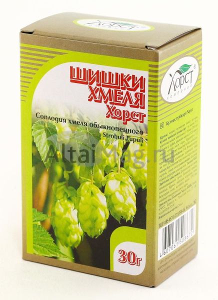 Изображение товара Хмель, соплодия, 30 г (Хорст) Хмель, соплодия, 30 г (Хорст) фотография